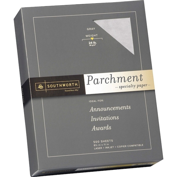 Paper, Parchment, 24#, Gray Pk
